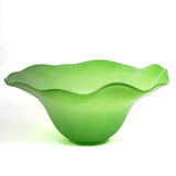 Bowl, wavy - jade