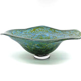 Bowl, wavy - speckles