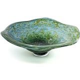 Bowl, wavy - speckles