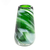 Vase - marbled green