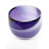 Bowl - marbled purple