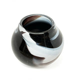 Vase - marbled indigo