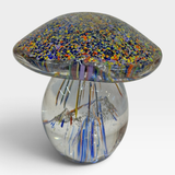 Mushroom - rainbow with clear base
