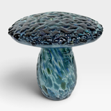 Mushroom - teal speckles