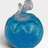 Pumpkin, Sm - copper blue with clear stem