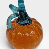 Pumpkin, Sm - autumn orange with green stem