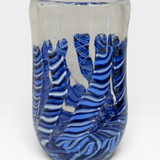 Vase / Cup - Blue Striped