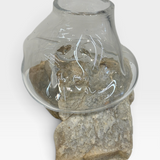 Glass on Rocks 6 - Clear Vessel