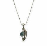 Necklace - fusion with chalcedony