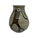 Vase - sgraffito trees, brown