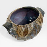 Vase with Handles - sgraffito trees