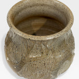Planter, lg - nude sgraffito trees