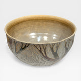 Kitchen Bowl - sgraffito trees