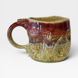 Mug, bumpy - Candy Red 1