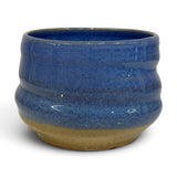 Planter - swirl, blue
