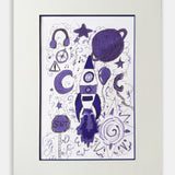 My Sketchbook: Purple Rocket