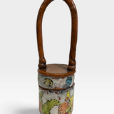 Lidded Vessel - Dogs