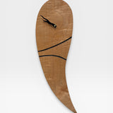 Clock, Figured Maple