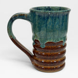 Mug, Rings - shino, seamist, opal, Albany