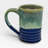 Mug, Rings - cobalt, seamist, opal