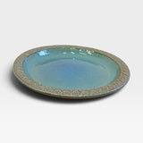 Rimmed Plate, Aztec Design - med mist, seamist