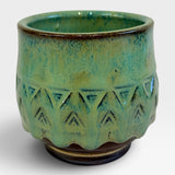 Wine Cup, Aztec Design - seamist