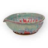 Garlic Grater Dish, Med - peacock