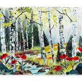 Poppies by a Stream