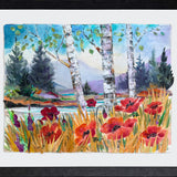 Poppies & Aspen
