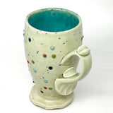 Mug with Skirt- candy glaze