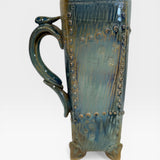 Tall Mug with Feet - dots and skulls I