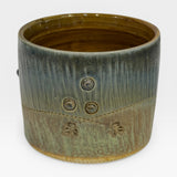 Small Cup with Flat Bottom - Dots and Skulls I