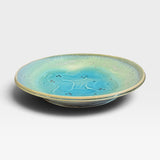 Platter - green and blue