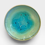 Platter - green and blue