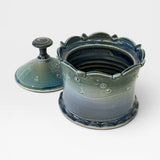 Lidded Jar - blue