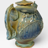 Teapot - blue and teal