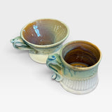 Coffee Pour Over Set - White and green