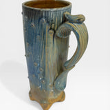 Tall Mug with Feet - dots and skulls II
