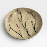 Serving Plate - botanical imprint 2