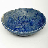 Bowl - blue daisy