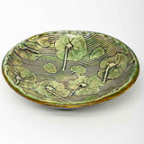 Bowl - green flowers