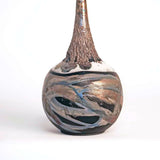 Raku Vase - Thin Neck