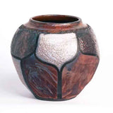 Raku Vase - 5 Sided
