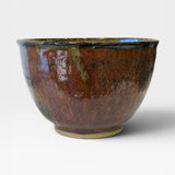 Noodle Bowl - blue with copper red