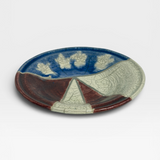 Small Wall Hung Plate - Stars and Wedges