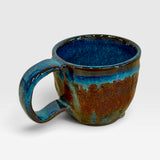 Mug, 8oz - Blue with Red Stripe 3