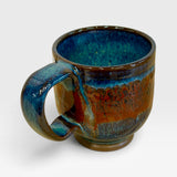 Mug, 10oz - Blue with Red Stripe 4