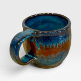 Mug, 10oz - Blue with Red Stripe 5