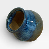 Salt Pig, 6oz - Blue & Copper
