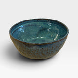 Serving Bowl, SM - Textured Baja Blue 1